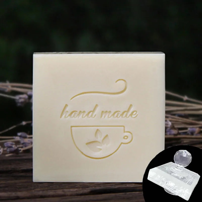 Lovely Handmade Clear Stamps Grass Plant Seal Soap Making Mold Natural Crafts Scrapbooking Chapter Custom Stationery