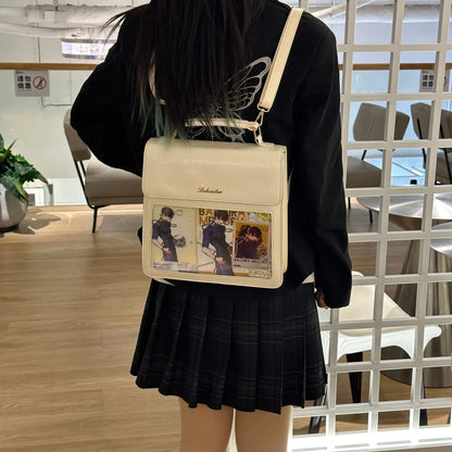 Lovely High Quality Lolita Girls Japanese JK Backpacks Satchels Female Sweet Students School Shoulder Bags HandBags Itabags