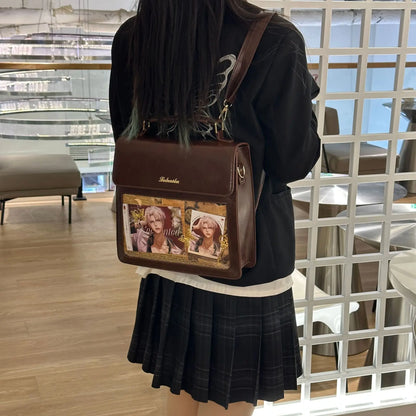Lovely High Quality Lolita Girls Japanese JK Backpacks Satchels Female Sweet Students School Shoulder Bags HandBags Itabags