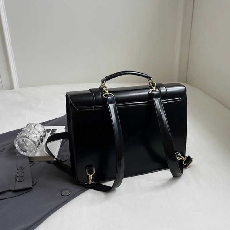 Lovely Japan Style Girls Lolita JK Backpacks Satchels Female Students School Press Locks Briefcases HandBags Messenger Bags