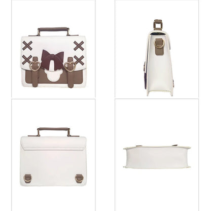 Lovely Japan Style Lolita Girl JK Backpacks Cute Students Bowknot Heart Bear Buckle Shoulder Bags Briefcase HandBags