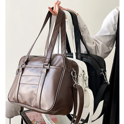 Lovely Japan Style Lolita Girl JK Basic HandBags Students PU Bookbags Star Shoulder Bags Anime Itbags