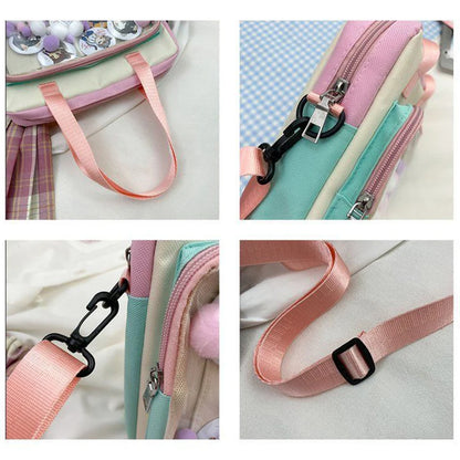 Lovely Japan Style Lolita Girl JK Itabags Shoulder Bags Students Transparent HandBags Tote Bolso Kawaii