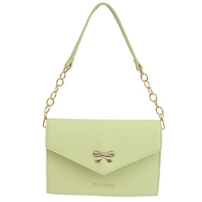 Lovely Japan Style Lolita Girl Sweet HandBags Kawaii Bowknot Transparent Envelope Shoulder Bags
