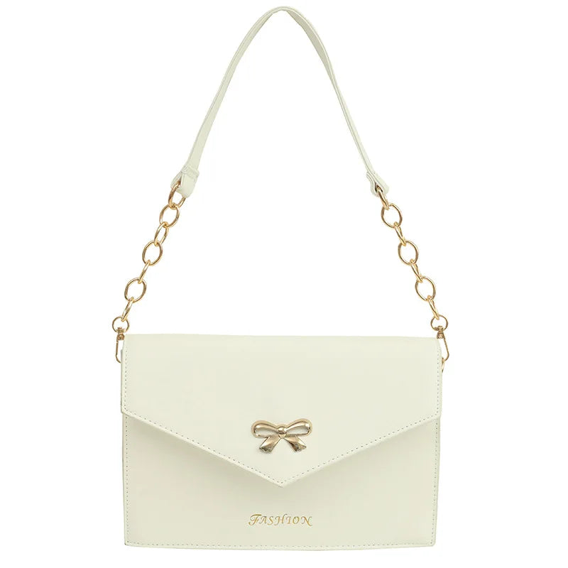 Lovely Japan Style Lolita Girl Sweet HandBags Kawaii Bowknot Transparent Envelope Shoulder Bags