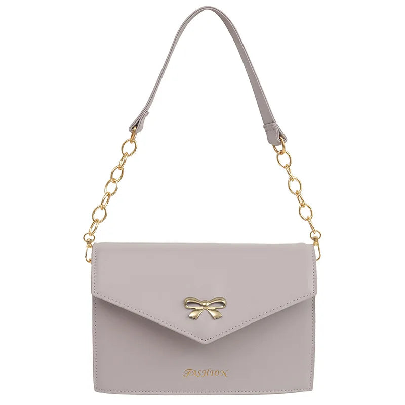 Lovely Japan Style Lolita Girl Sweet HandBags Kawaii Bowknot Transparent Envelope Shoulder Bags