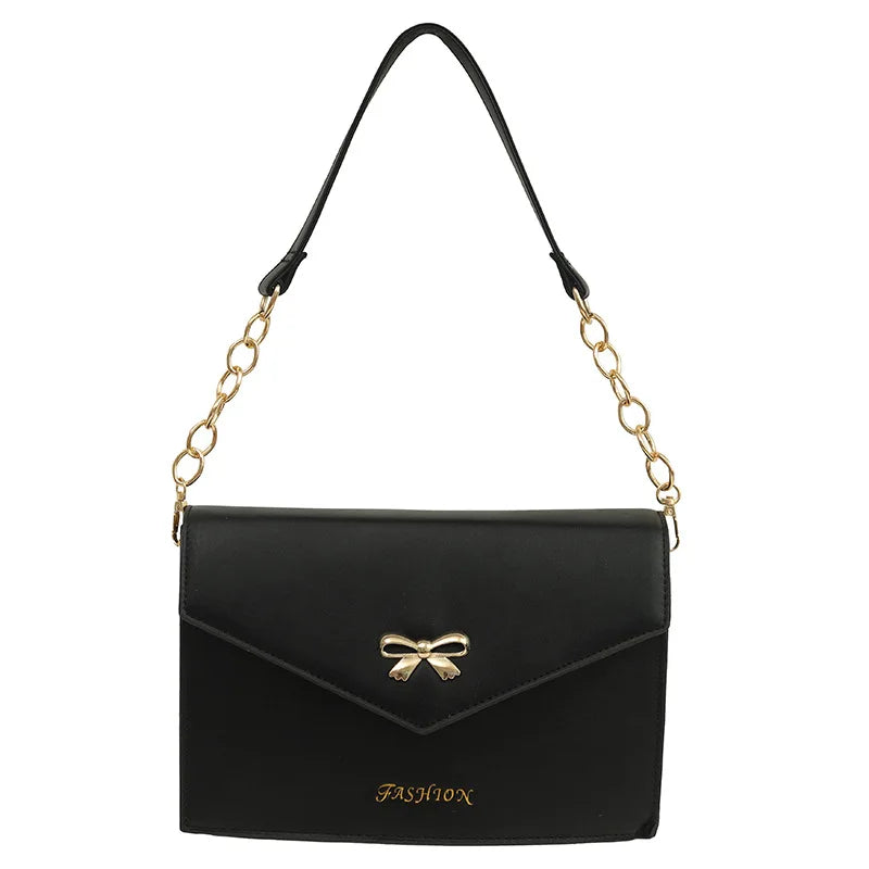 Lovely Japan Style Lolita Girl Sweet HandBags Kawaii Bowknot Transparent Envelope Shoulder Bags
