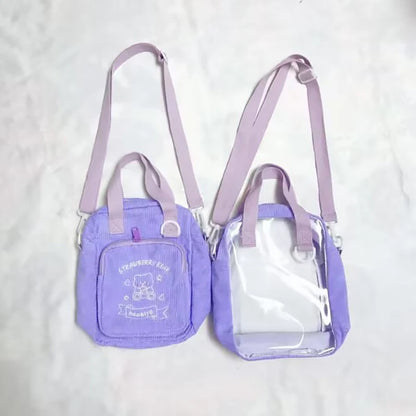 Lovely Japan Style Lolita Girls Shoulder Bags Students Kawaii HandBags Transparent Itabags