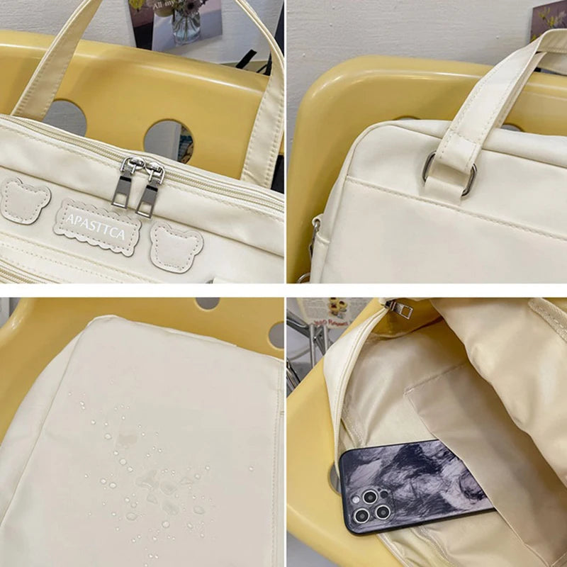 Lovely Japan Style Lolita Girly Girl JK Shoulder Bags Students Transparent Window Kawaii HandBags Tote Itabags