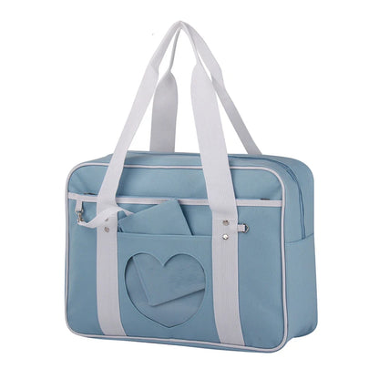 Lovely Japanese School Students Bags JK Lolita ShoulderBags With Bear Widget Briefcase Bookbag Girly Girl Messenger Bags