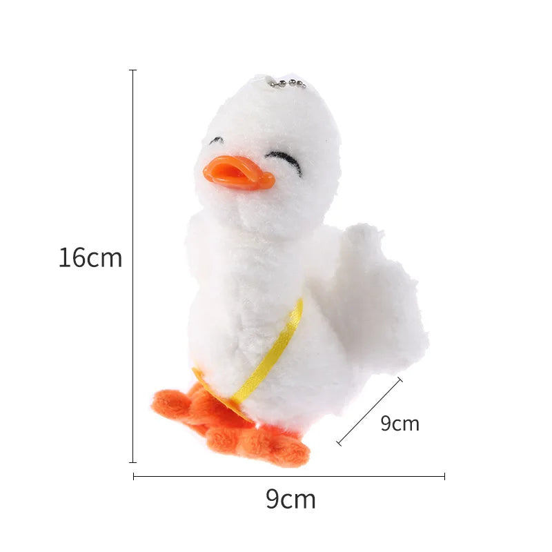 Lovely Korean Style Girl Lolita Shoulder Bags Kawaii Plush Duck Doll Embroidery Cat Itabag Waterproof Anime CanvasBags