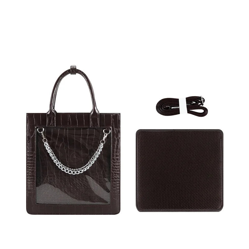 Lovely Lolita Girls Cute Japanese Tote HandBags Sweet Students Two Dimensional Princess Shoulder Bags Transparent Itabags