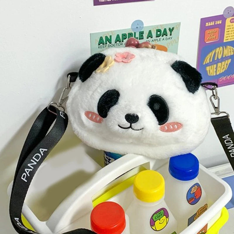 Lovely Panda Plush Bag Stylish Shoulder Bag for Collectors or as a Gift