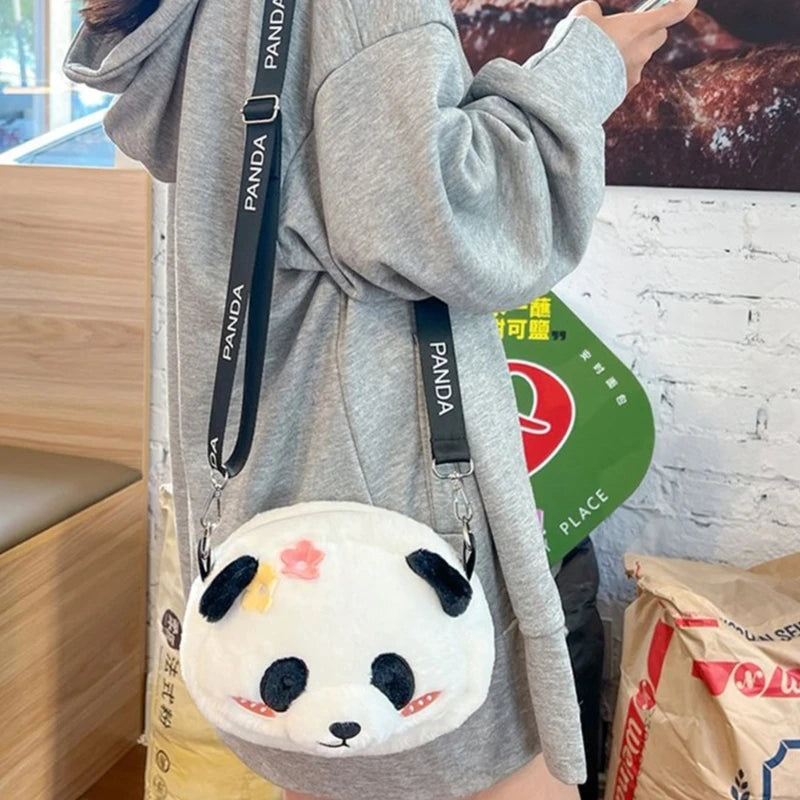 Lovely Panda Plush Bag Stylish Shoulder Bag for Collectors or as a Gift
