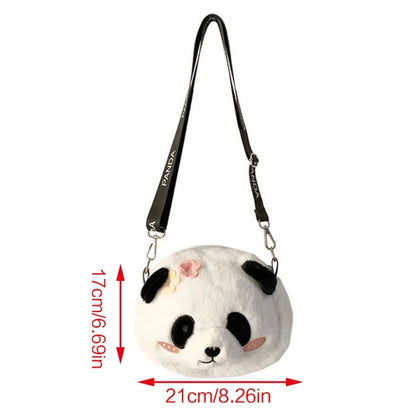 Lovely Panda Plush Bag Stylish Shoulder Bag for Collectors or as a Gift