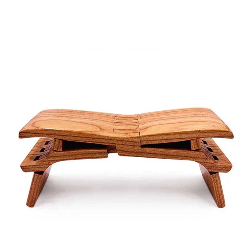 Luban Stool Class Pillow Blind Stool Whole Wood Board-Free Stitching Handmade Solid Wood Folding Small Multi-Functional