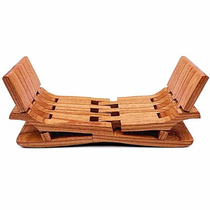 Luban Stool Class Pillow Blind Stool Whole Wood Board-Free Stitching Handmade Solid Wood Folding Small Multi-Functional