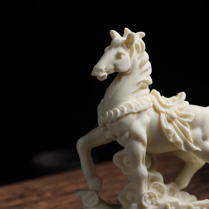Lucky Animal Horse Decorative Statue Handmade Art Sculpture Home Room Office Mascot Gift Figurines