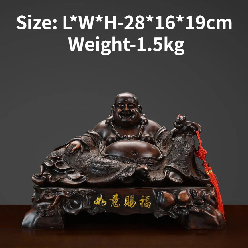 Lucky Blessing Household Maitreya Buddha Decoration Attracting Wealth Big Belly Laughing Buddha Statue Home Decoration