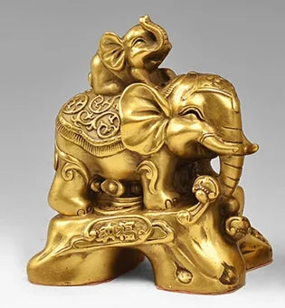 Lucky Elephant copper ornaments as good as water to the living room decoration Feng Shui Home Furnishing crafts