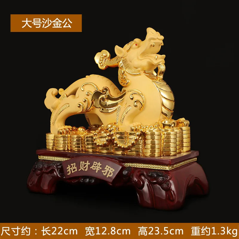 Lucky Feng Shui Home Decoration Craft Statues Pixiu Ornaments Living Room Decor Sculptures Craft Figurines Creative Gift
