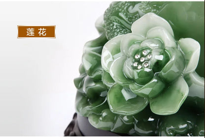 Lucky Feng shui toad statue decoration   cash desk business gift golden cicada mascot wedding gift Hotel home decoration