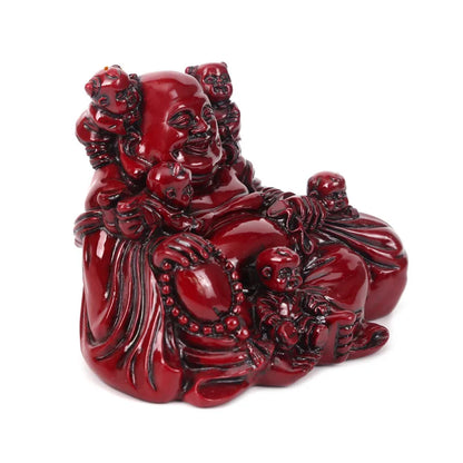 Lucky Five Sons Laughing Buddha Big Belly Buddha Home Crafts Maitreya Buddha Ornament Home Decorations Buddha Statue