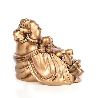 Lucky Five Sons Laughing Buddha Big Belly Buddha Home Crafts Maitreya Buddha Ornament Home Decorations Buddha Statue