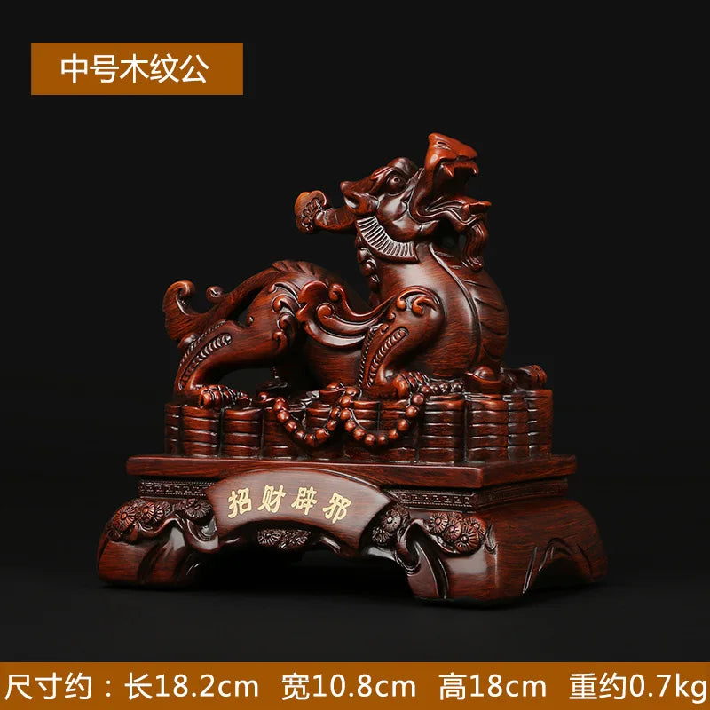 Lucky Pixiu Ornaments Living Room Decor Feng Shui Home Decoration Craft Statues Sculptures Craft Figurines Creative Gift