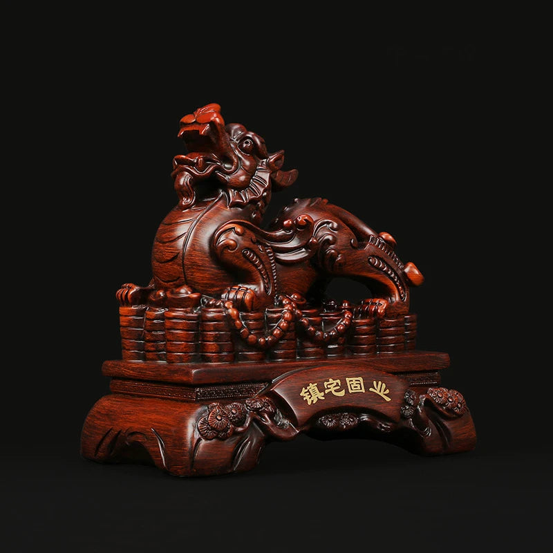 Lucky Pixiu Ornaments Living Room Decor Feng Shui Home Decoration Craft Statues Sculptures Craft Figurines Creative Gift