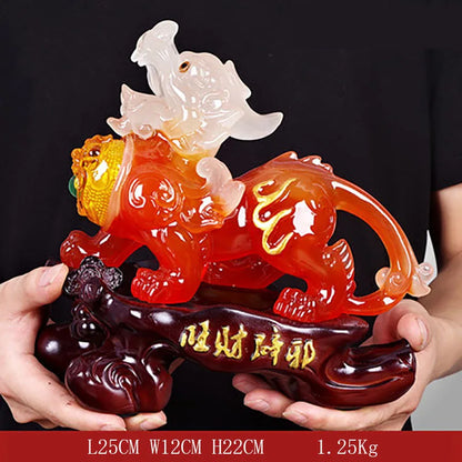 Lucky Pixiu / Pi Yao Ornaments Living Room Decor Feng Shui Home Decoration Craft Statues Sculptures Craft Figurines Gift