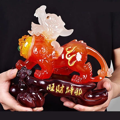 Lucky Pixiu / Pi Yao Ornaments Living Room Decor Feng Shui Home Decoration Craft Statues Sculptures Craft Figurines Gift