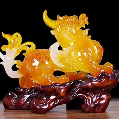 Lucky Pixiu / Pi Yao Ornaments Living Room Decor Feng Shui Home Decoration Craft Statues Sculptures Craft Figurines Gift