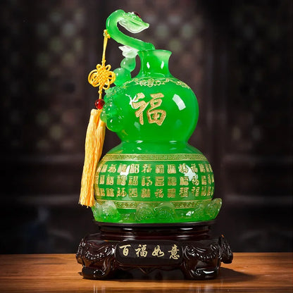 Lucky Ruyi Gourd Decor Town House Home Living Room Tv Cabinet Wine Cabinet Decor Housewarming Ornaments