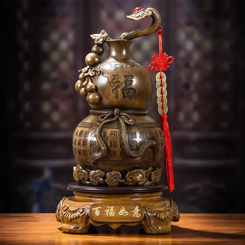 Lucky Ruyi Gourd Decor Town House Home Living Room Tv Cabinet Wine Cabinet Decor Housewarming Ornaments