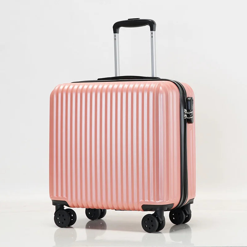 Luggage 18 inch female sturdy and durable children's boarding box mini trolley case mini suitcase