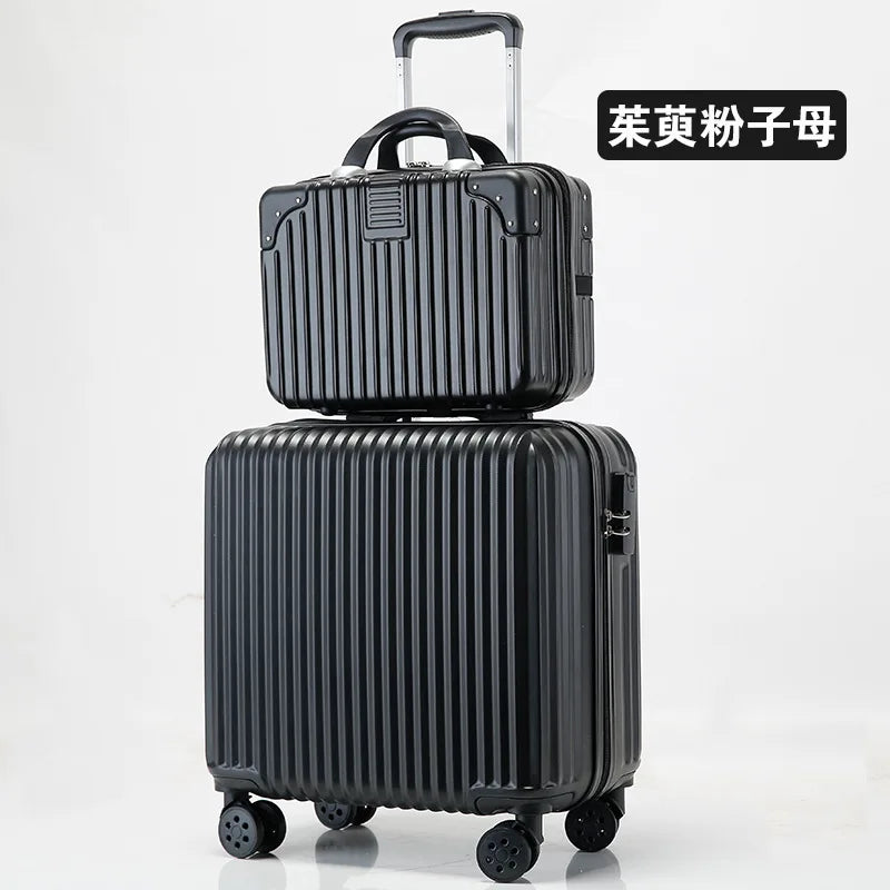 Luggage 18 inch female sturdy and durable children's boarding box mini trolley case mini suitcase