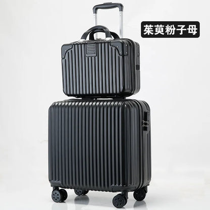 Luggage 18 inch female sturdy and durable children's boarding box mini trolley case mini suitcase