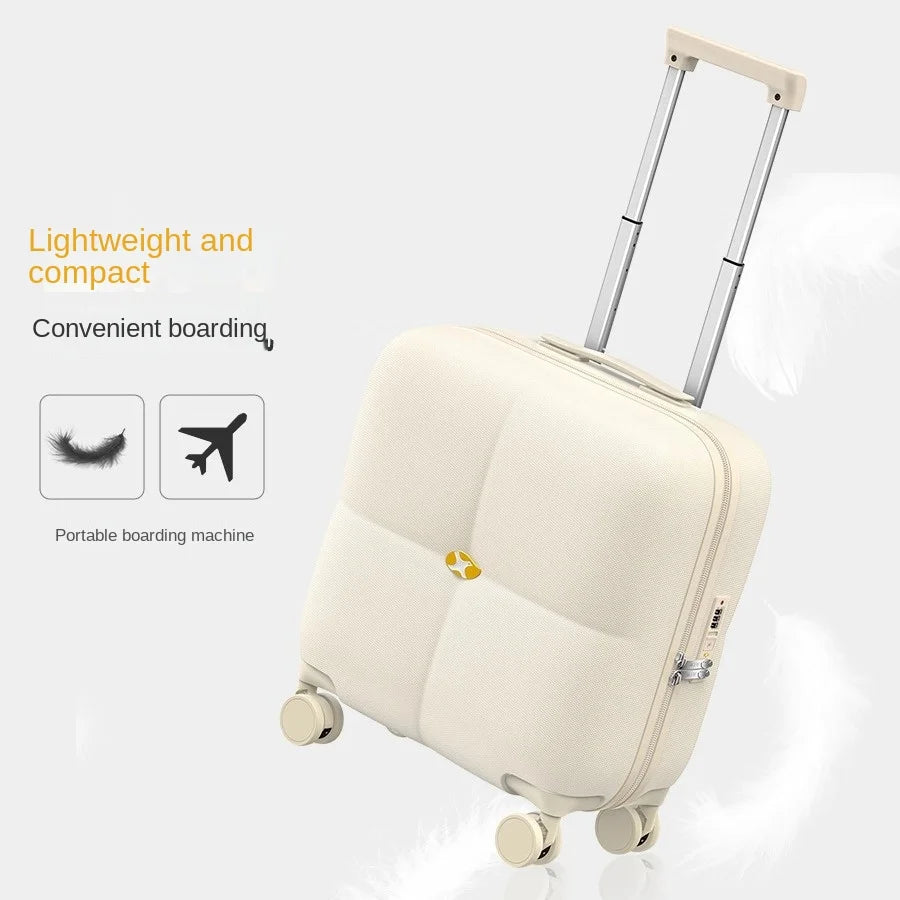 Luggage 20 inch luggage case ABS universal wheel silent travel password box 18 inch luggage box 20 inch boarding box
