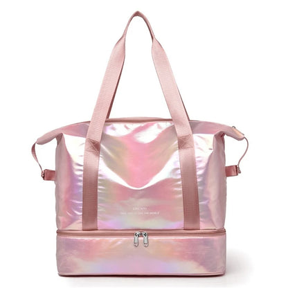 Luggage Bag Fitness Gym Bag Women Yoga Handbag Large Capacity Sports Duffle Bag