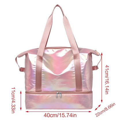Luggage Bag Fitness Gym Bag Women Yoga Handbag Large Capacity Sports Duffle Bag