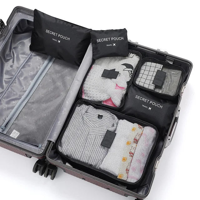 Luggage Storage Bag Travel Organizer Bags Waterproof Project Packing Organizer Travel Bags Clothes Travel Accessories Tidy Pouch