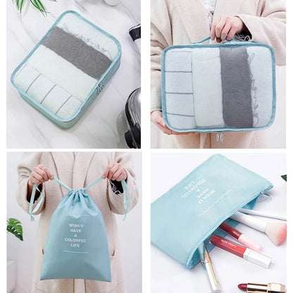 Luggage Storage Bag Travel Organizer Bags Waterproof Project Packing Organizer Travel Bags Clothes Travel Accessories Tidy Pouch