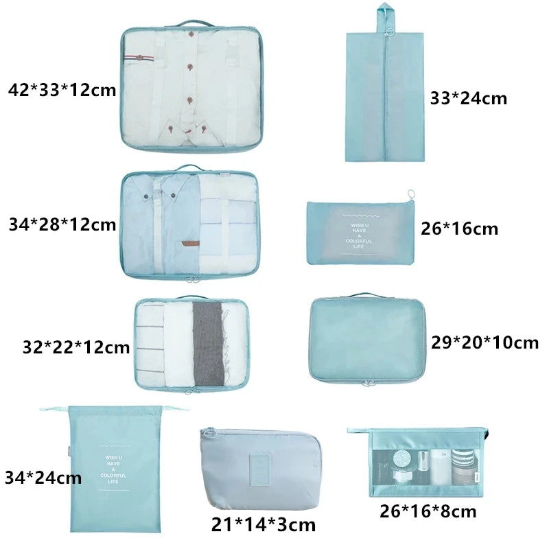 Luggage Storage Bag Travel Organizer Bags Waterproof Project Packing Organizer Travel Bags Clothes Travel Accessories Tidy Pouch