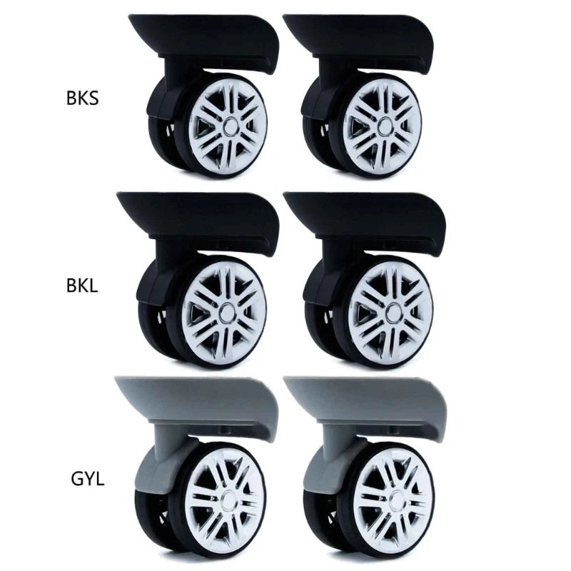 Luggage Swivel Trolley Case Luggage Wheel Replacement Part for Most Suitcase