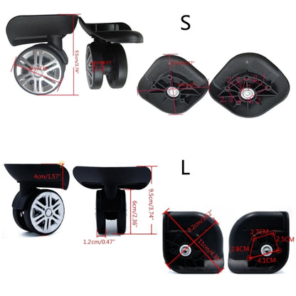Luggage Swivel Trolley Case Luggage Wheel Replacement Part for Most Suitcase