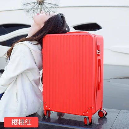 Luggage box, female flip top trolley box, male small fresh travel password box, student internet red