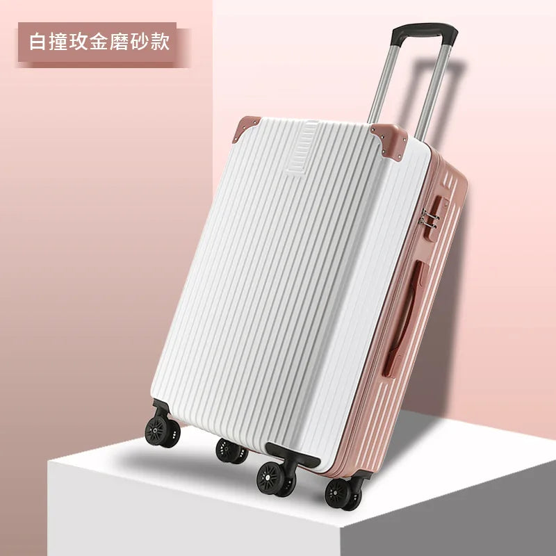 Luggage box, female flip top trolley box, male small fresh travel password box, student internet red