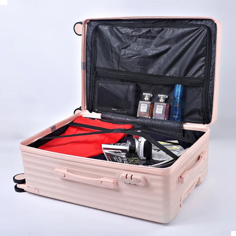 Luggage box, female flip top trolley box, male small fresh travel password box, student internet red