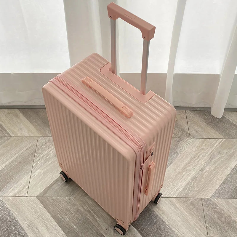 Luggage box, female flip top trolley box, male small fresh travel password box, student internet red